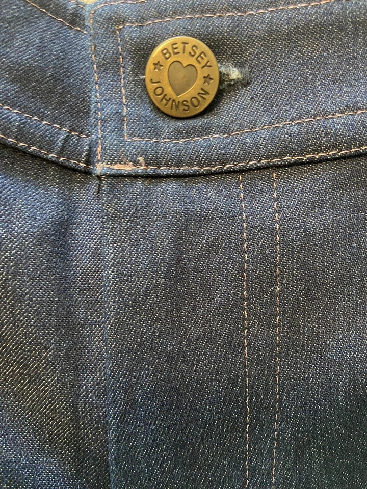 Темные джинсы Betsey Johnson ретро со средней посадкой размер 6 - Изображение 3 из 4
