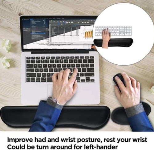 Keyboard Wrist Rest Pad Mouse Wrist Rest Support For Office Home Typi Easy Y8J3 - Afbeelding 12 van 24