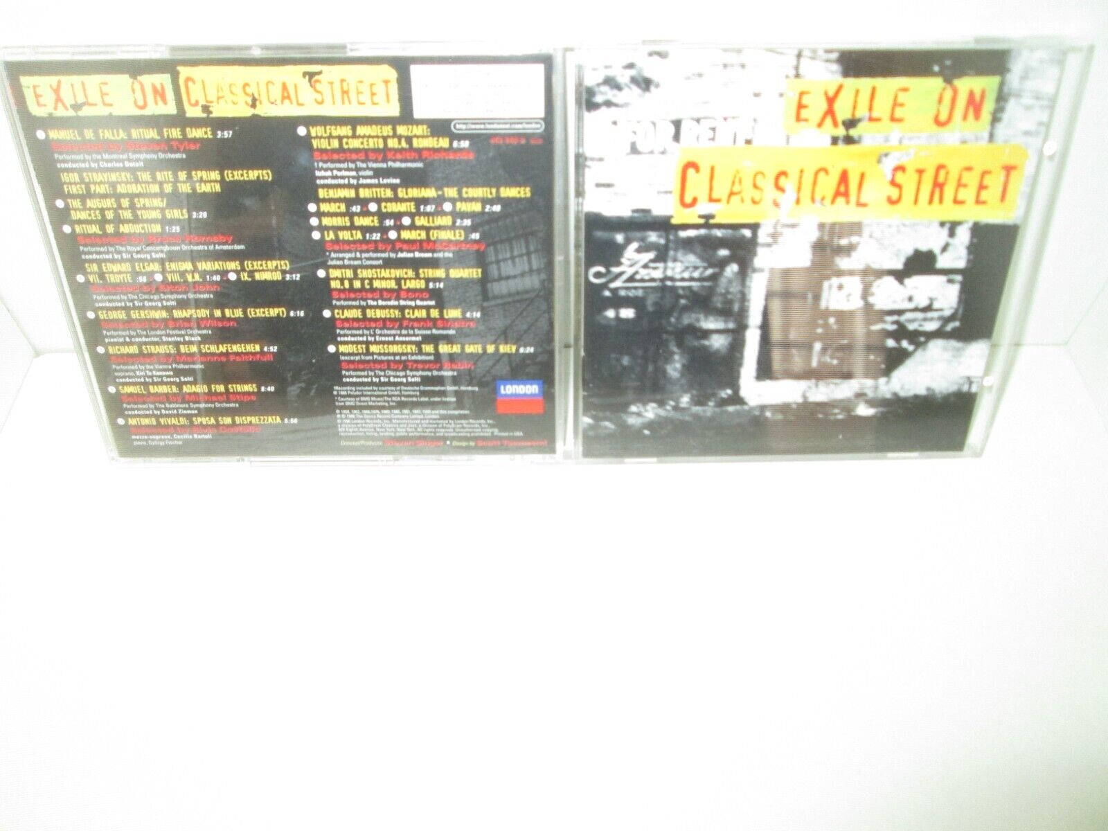 EXILE ON CLASSICAL STREET rare cd Rock artist influencers STANLEY BLACK Beatles