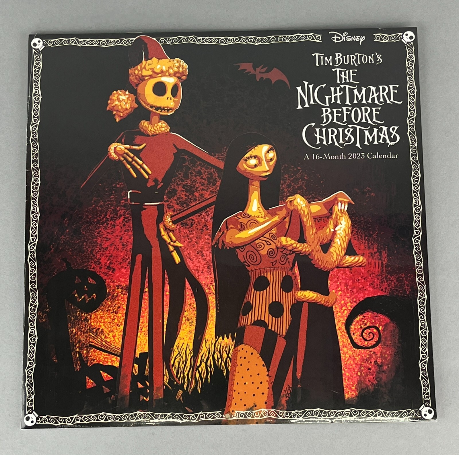Nightmare Before Christmas 2023 Wall Calendar 12” X 24” Sealed 16 Month
