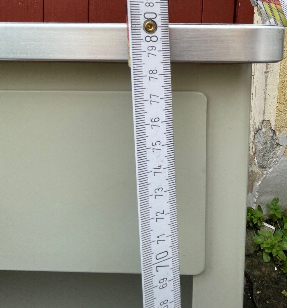 BEDSIDE TABLE METAL WHITE SWISS ARMY HOSPITAL WITH OR WITHOUT LIGHTING