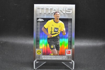 Sebastien Haller 2023-24 Topps Chrome Bundesliga TI-2 Titans