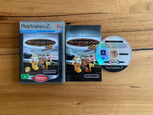 V8 Supercars Australia 3 - Sony Playstation 2 PS2 - PAL - Complete w/ Manual. - Picture 1 of 8