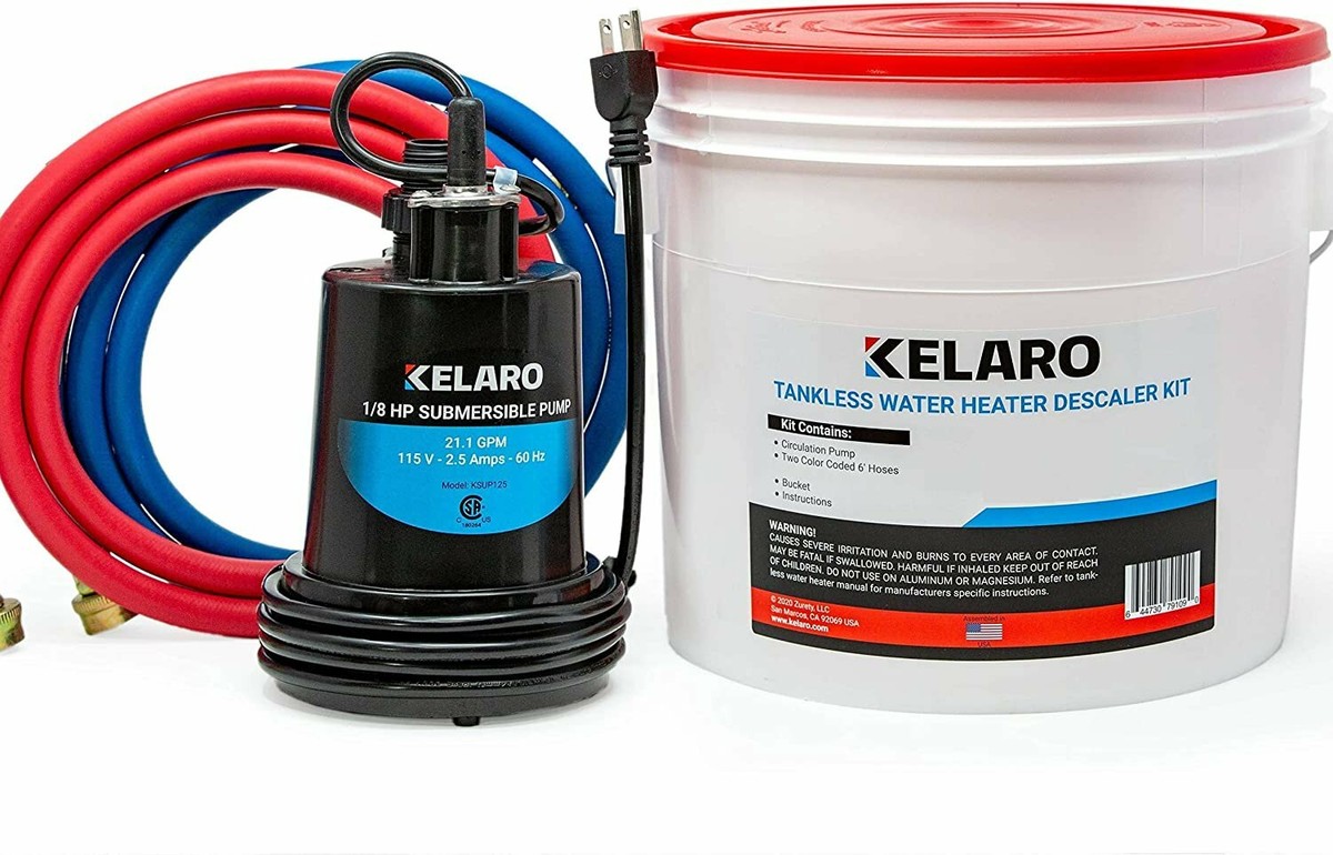 Tankless Water Heater Flushing Descaling Kit for Navien Noritz Just Add  Vinegar 850009354082 | eBay