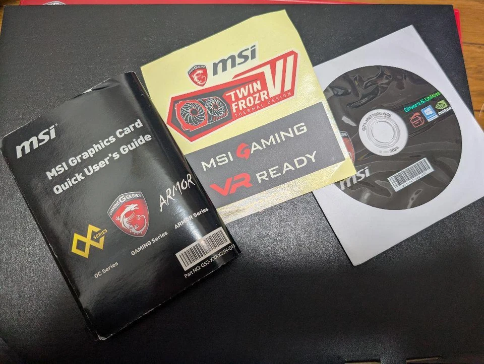 MSI GeForce GTX 1080 Nvidia GAMING X 8GB Graphics Card JAPAN w/ Original Box - Image 4 of 4