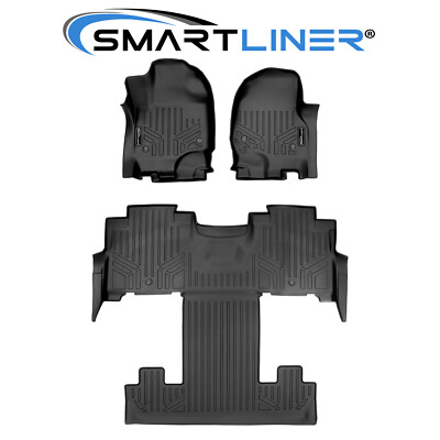 SMARTLINER Custom Fit Floor Mat 2 Row 2018-2025 Expedition 7 Passenger Bucket