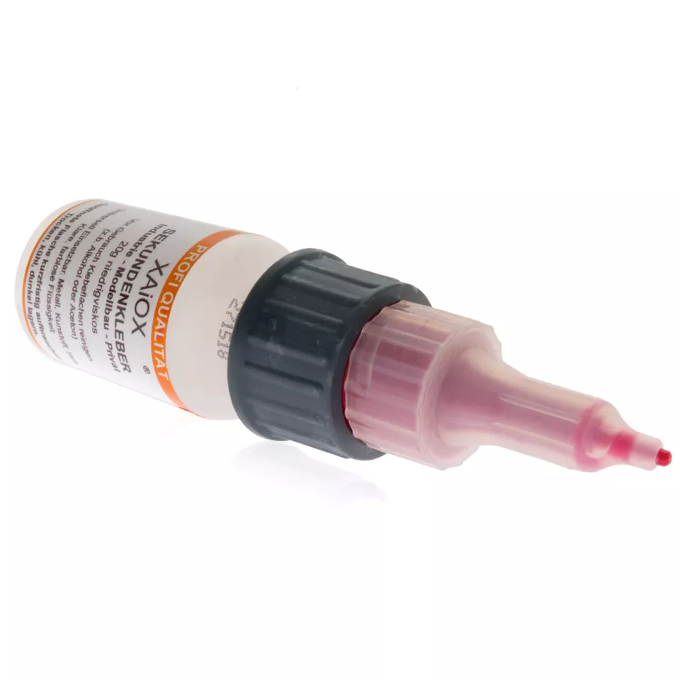 3x Sekundenkleber Cyanacylat Superkleber 20g Patent-Verschluss dünnflüssig klar - Bild 3 von 4