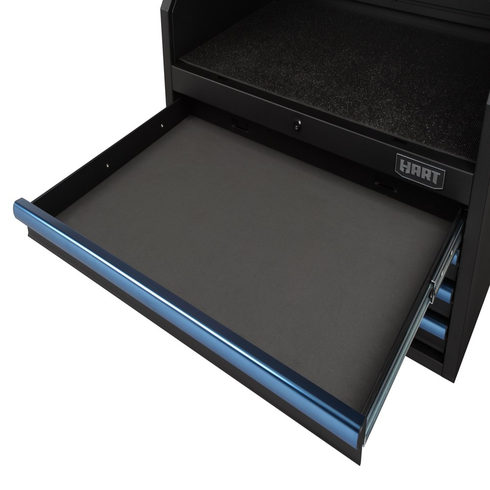 STEEL TOOL BOX CHEST 4Drawer w/Power Strip Garage Storage eBay