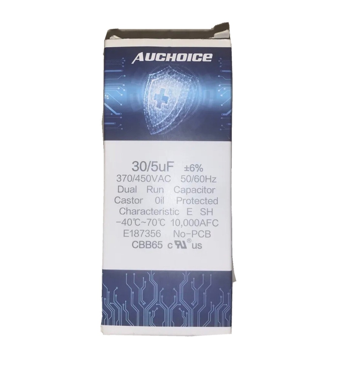 Auchoice 30/5uF Dual Run Capacitor 370/450 VAC 50/60Hz HVAC Motor
