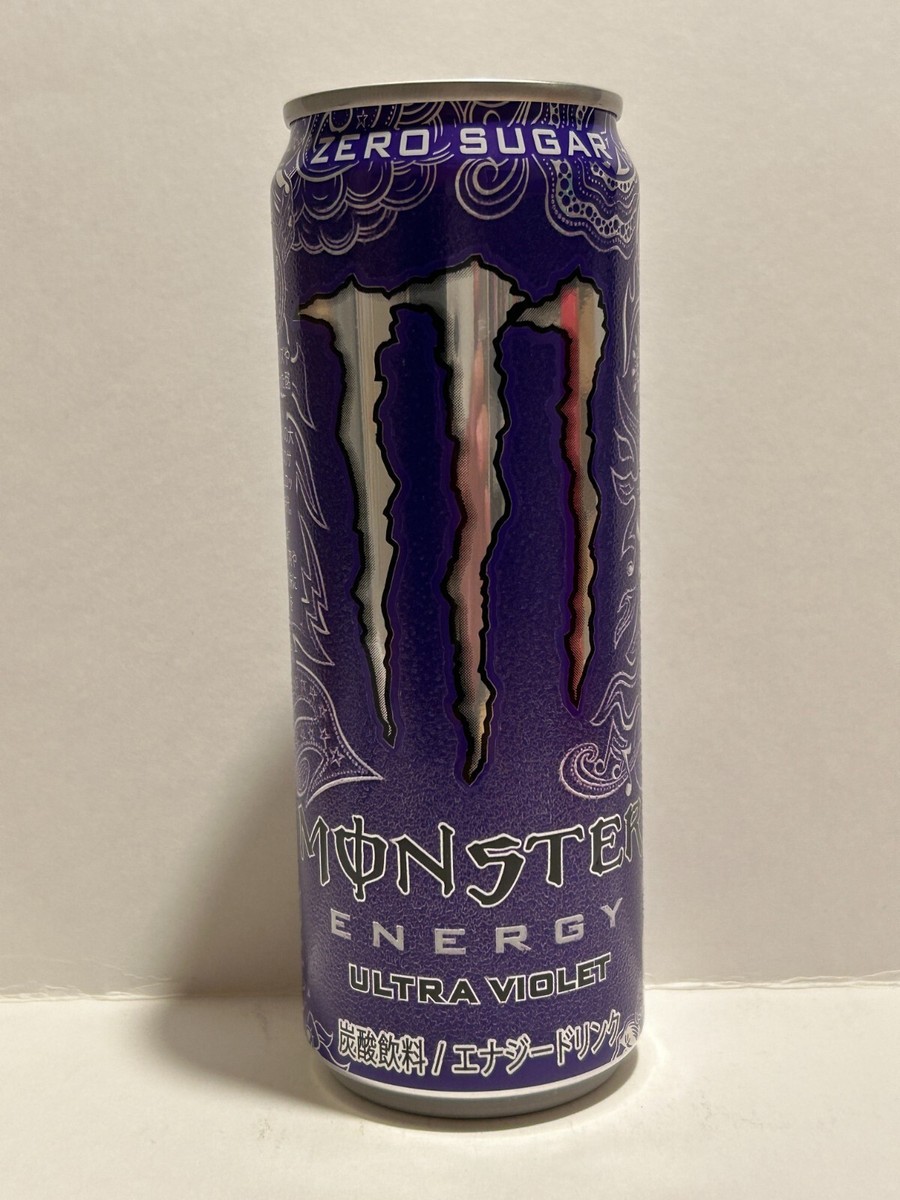 Empty Can MONSTER ENERGY ULTRA VIOLET NEW ZERO SUGER Limited