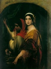 Large oil painting herodias handpainted on canvas Home office wall Decor Art 36"