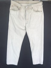 LEVI's 501 501-0612 Tan Beige Buff W38 L30 Made in USA Vintage Button Fly