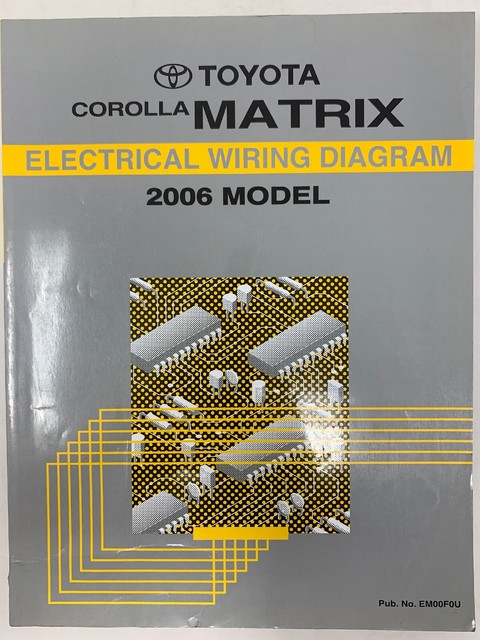 2006 Toyota Corolla Matrix Electrical Wiring Diagram