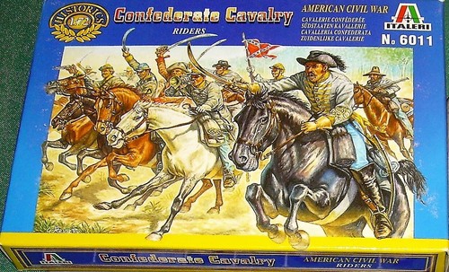Italeri Confederate ACW Cavalry 1/72 MIB 6011