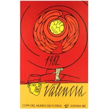 1982 Spain Original World Cup (Valencia) Poster