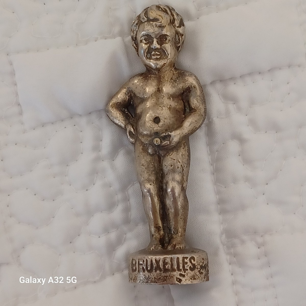 Vintage MANNEKEN PIS BELGIUM BRASS STATUE SOUVENIR | eBay