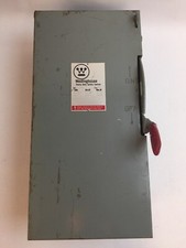 WESTINGHOUSE HFN361 FUSIBLE HD SAFETY SWITCH 600VAC 30AMP TYPE 1 ENCLOSURE 20HP