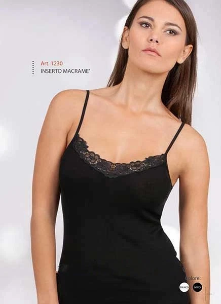 Debardeur femme avec dentelle sale