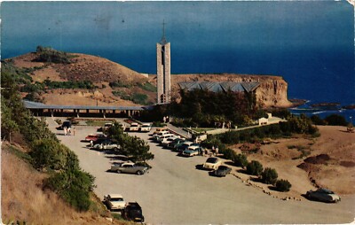 Ranchos Palos Verdes California Vintage Postcard c1950 Posted Aerial View