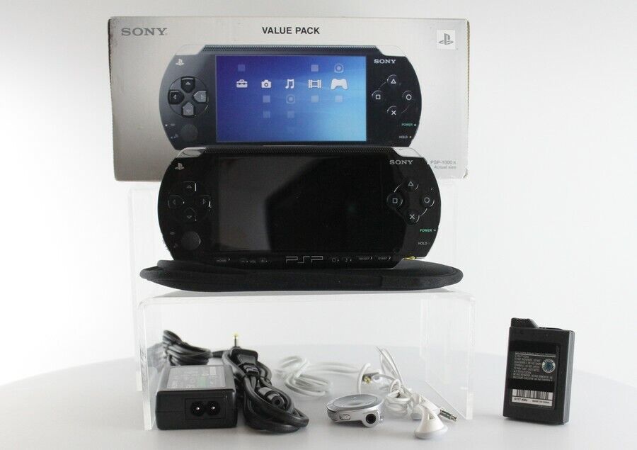 Boxed Sony PSP PlayStation Portable Value Pack (PSP-1000K)