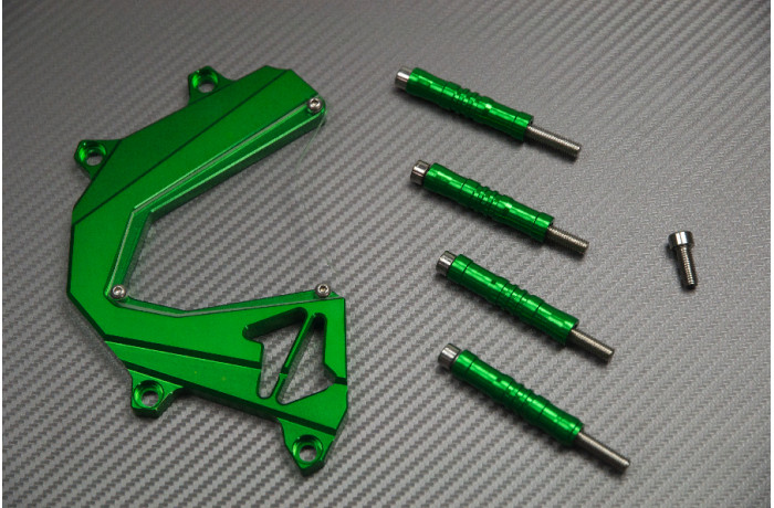 Protection pignon Z800 verte pour éviter l'encrassement du moteur 2013-2016