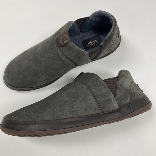 Ugg Slippers Mens 9 Hanz Moccasins Slip 