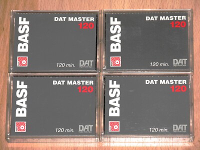 4x DAT - BASF DAT MASTER 120 - Made in Japan