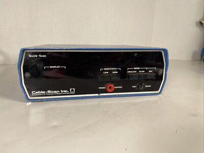 Vintage Quick-scan cable-scan Cable Analyzer QS-100
