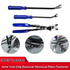 3PC Auto Trim Clip Remover Tool Removal Pliers Fastener Door Panel Retainer Set