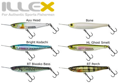Illex RISER BAIT 7cm 8g Wobbler Oberflächenköder, Kunstköder, Raubfischköder