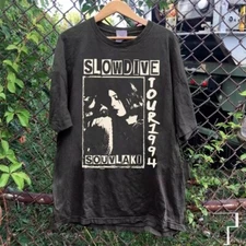 Slowdive BAND Souvlaki TOUR 1994 T Shirt FULL Size S-5XL FH825