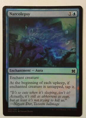 Narcolepsy *FOIL Common* Magic MtG x1 Modern Masters 2015 MP