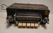1960s Ford Fomoco Mercury Comet Radio Am Push Button Chrome Face Knobs