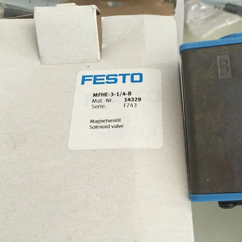One New FESTO Solenoid Valve MFHE 3 1 4 B 14329 Spot Stocks LJ EBay one-new-festo-solenoid-valve-mfhe-3-1-4-b-14329-spot-stocks-lj-ebay