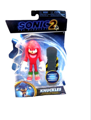 Sonic The Hedgehog 2 Movie KNUCKLES 4 inch Action Figure 2022 Jakks Pacific 