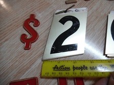 Huge Lot 300-400+ Vtg ARTS CRAFTS Decorative Numbers Letters Aluminum MAGNETIC