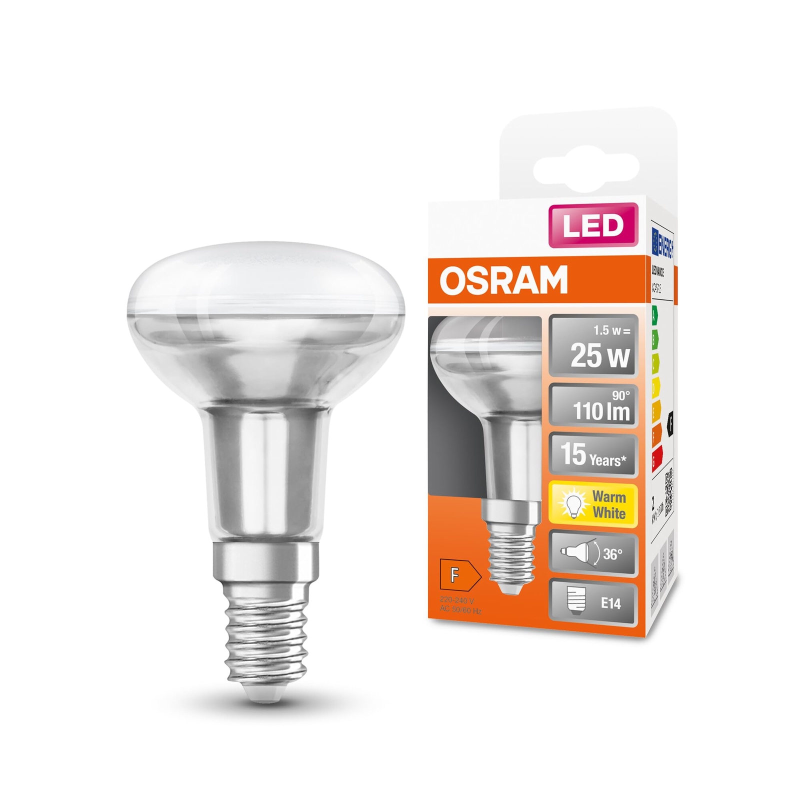 OSRAM LED-Lampe LED STAR PAR16 50 GU10 4,3 W klar NUOVO