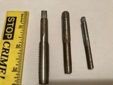 MADE IN USA - VINTAGE THREADIT TOOL CO 4 FLUTE TAPS (3)