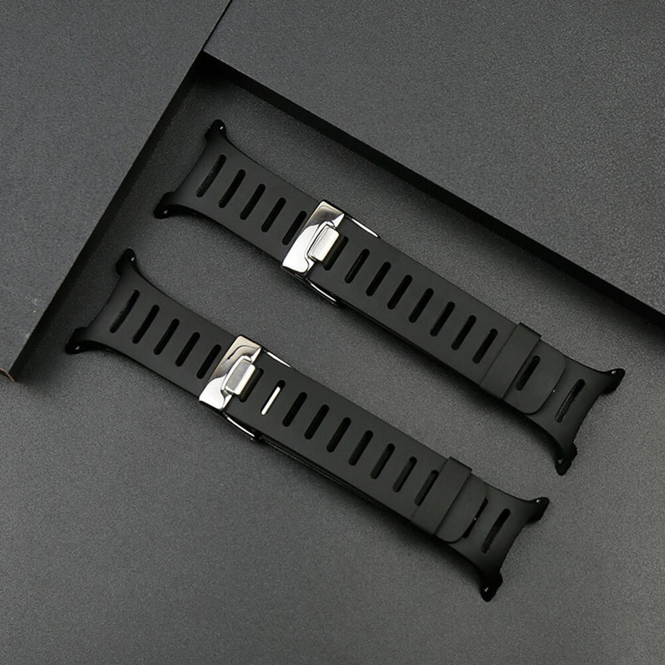 Cinturino di ricambio in gomma da 20 mm per cinturino Suunto T1 T1C T3 T3C T3D T4C T4D, cinturino