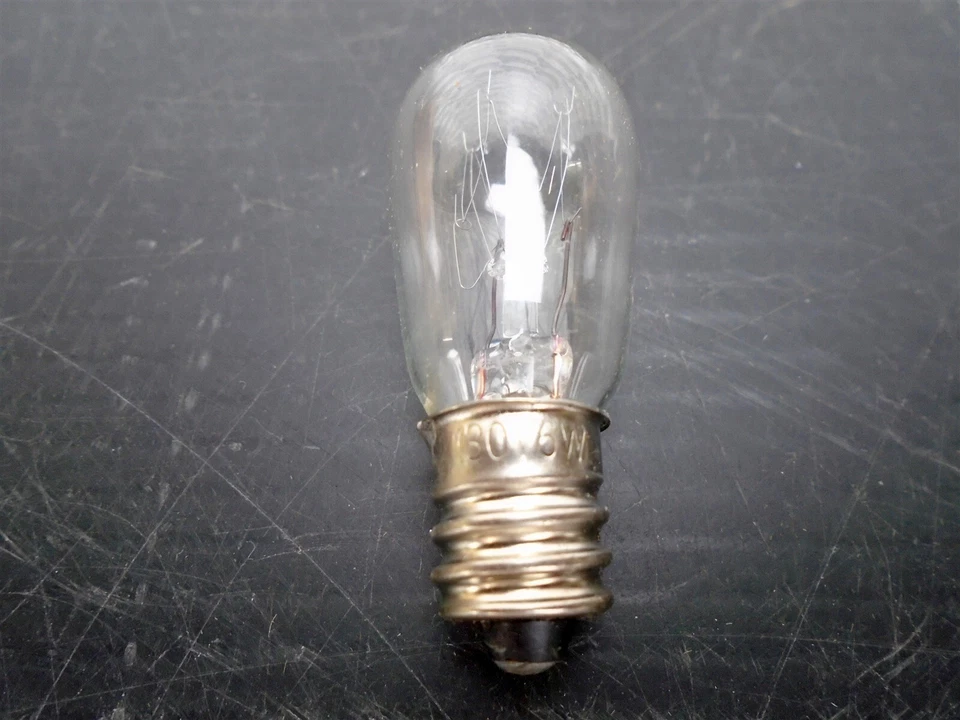 (10 Pcs) - CLEAR LAMP LIGHT BULB - 6S6 130V 6W S6 Clear E12 Base (NEW ) - Image 3 of 4