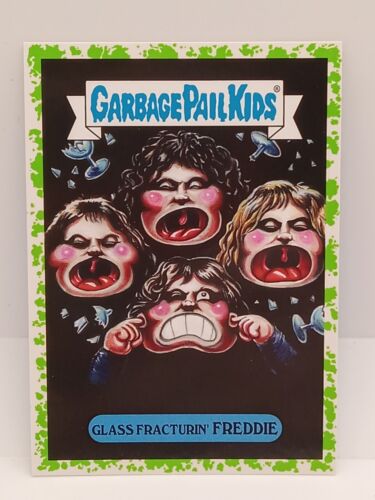 Garbage Pail Kids Glass Fracturin' Freddie 18a 2017 Battle of the Bands GREEN - Picture 1 of 6
