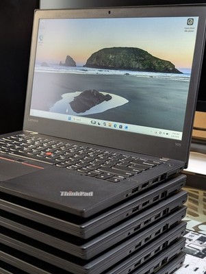 Lot 7x Lenovo ThinkPad T470 | i5-6300U 2.0GHz | 8GB RAM | 256GB SSD | Win11 READ