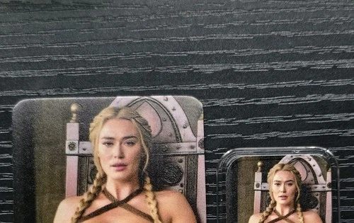 NEW! Sexy Cersei Lannister GOT - 1 troy oz .999 Fine Silver Colorized Bar # /100