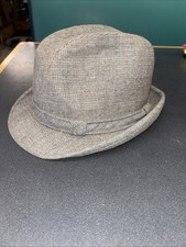Vintage Men's 7 1/4 Tweed Fedora HAT