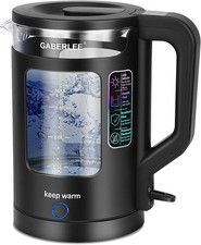 (USED) Gaberlee 1.7L Glass Electric Kettle 3000W Fast Boil Keep Warm LED