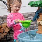 NEW Dino Showers Gray Plastic Water Table for Toddlers WITH 13-piece Playset