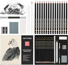 Drawing Sketching Pencil Set 21 Pack Art Pencil Kit with Graphite Pencils 14B-5