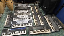 LOT of 7 YAMAHA And 7 CASIO Keyboards UNTESTE...