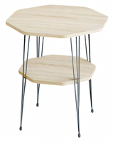 Beistelltisch Aus Metall In Beige Modern Eleganter Stil