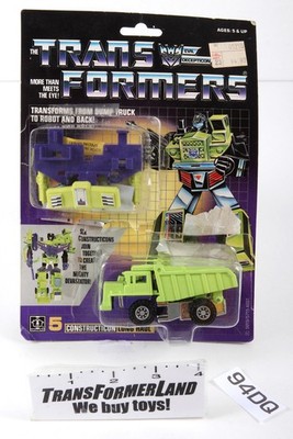 Transformers G1 Combiners Long Haul w/box 1985 Vintage Hasbro